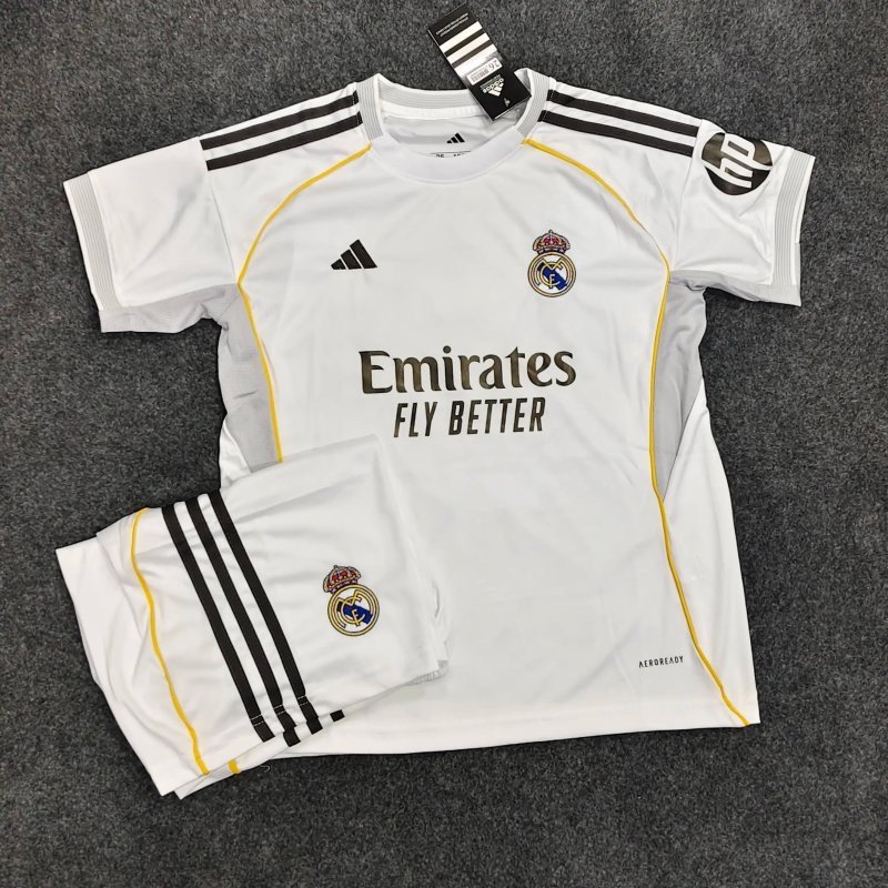 Real Madrid Home 2025/26 Official Premium Full Sleeves